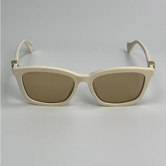 NEW Gucci Sunglasses GG1596SK 002 Ivory/Nude Flash Women Authentic main image 4